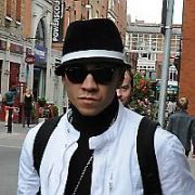 Exclusive Allround: Taboo from the 'Black Eyed Peas' & Jared Leto from '30 Seconds To Mars' seen checking out of the Westbury Hotel after playing the Oxegen Festival this weekend. Actor Jared Leto seemed to be wearing a purpose made anti-paparazzi hood on his stroll around Dublin - but how did he see?, Dublin, Ireland - 11.07.10. Pictures: VIPIRELAND.COM