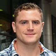 Ireland and Leinster rugby player Jamie Heaslip spotted at Today FM studios, Dublin, Ireland - 18.01.12. Pictures: VIPIRELAND.COM