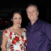 Rose of Tralee 2011 Tara Talbot poses with Daithi O'Se at RTE after appearing on The Daily Show, Dublin, Ireland - 19.01.12. Pictures: VIPIRELAND.COM